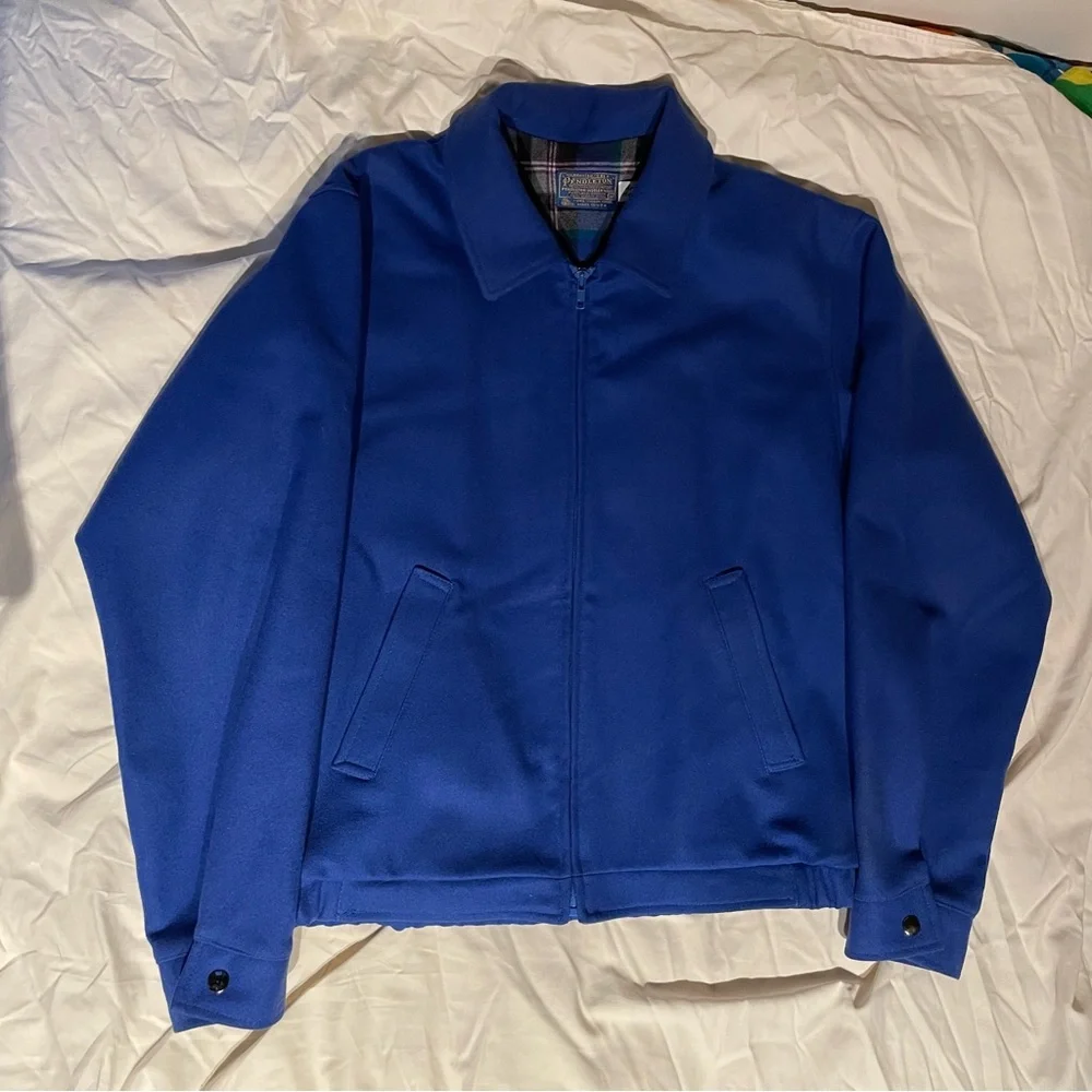 Blue Men’s Pendleton jacket - Picture 1 of 5